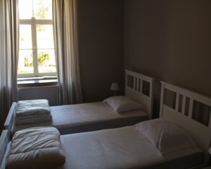 Le Moulin des Jardins d''Annevoie - chambre à coucher 2 lits